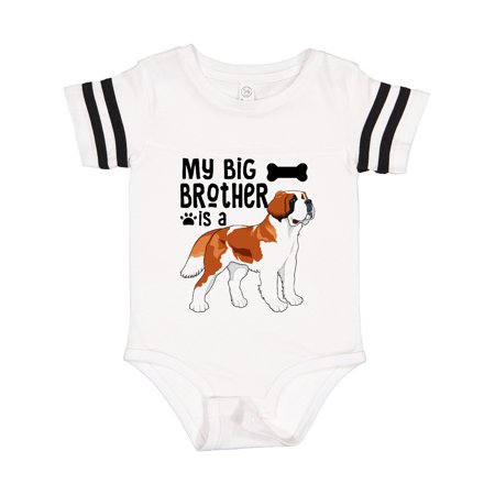 

Inktastic My Big Brother is a Saint Bernard Gift Baby Boy or Baby Girl Bodysuit
