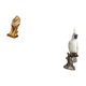 thumbnail image 5 of Figura de león, estatua de loro, adorno animal, escultura de resina, decoración de escritorio, ideal para regalar, hogar u oficina., 5 of 8