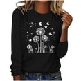thumbnail image 2 of Simua Womens Crewneck Sweatshirt Long Sleeve Tops Cute Graphic Casual Loose Fit Pullover, 2 of 4