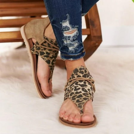 

Danhjin Women s Casual Wedge Sandals Thong Summer Beach Sandals Fashion Women s Boho Platform Shoes - Summer Savings Clearance