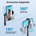 thumbnail image 2 of REJODA-51 Pouces Trépied Selfie, Support de Téléphone Extensible Tout-en-un avec Télécommande Bluetooth Rotation 360° pour iPhone et Téléphone Android Selfies, Enregistrement Vidéo, Vlogging, Diffusion en Direct, Noir, 2 of 4