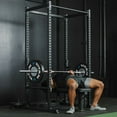 thumbnail image 3 of Titan Fitness T-2 Series Tall 83" Black Power Rack, 850 LB Rackable Capacity, 3 of 9