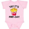 thumbnail image 3 of Inktastic Yay Its Fry Day with Cute French Fries Boys or Girls Baby Bodysuit, 3 of 5