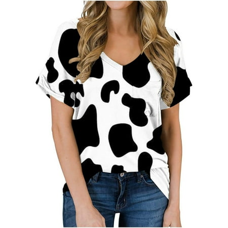 

Sayhi Women Blouse V Neck Travel Loose Top Long Sleep Shirt Women