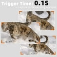 thumbnail image 4 of ‌5-Pack BLAZEVIDEO Trail Game Cameras - 64MP HD 1296P No Glow Night Vision, 0.1S Fast Trigger, IP66 Waterproof & Password Lock, Time Lapse/Stamp for Farm/Yard Wildlife‌, 4 of 8