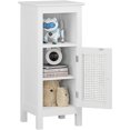 thumbnail image 1 of HOMEFORT Bathroom Single Door Cabinet with Adjustable Shelf (White), 1 of 5