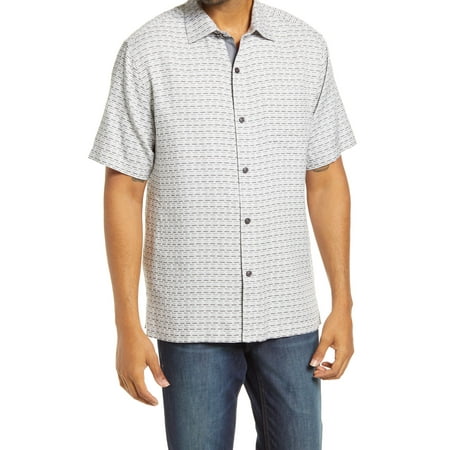 Tommy Bahama BALA SHARK Giovanni Dash-Print Shirt, US X-Large