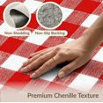 thumbnail image 6 of ODIKA 4'x6' Washable Area Rug Red White Buffalo Plaid Design Festive Gingham Checkered Christmas for Bedroom, Reading Nook, Pet Friendly & Non-Shedding, 6 of 7