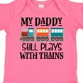thumbnail image 4 of Inktastic Daddy Still Plays with Trains Boys or Girls Baby Bodysuit, 4 of 5
