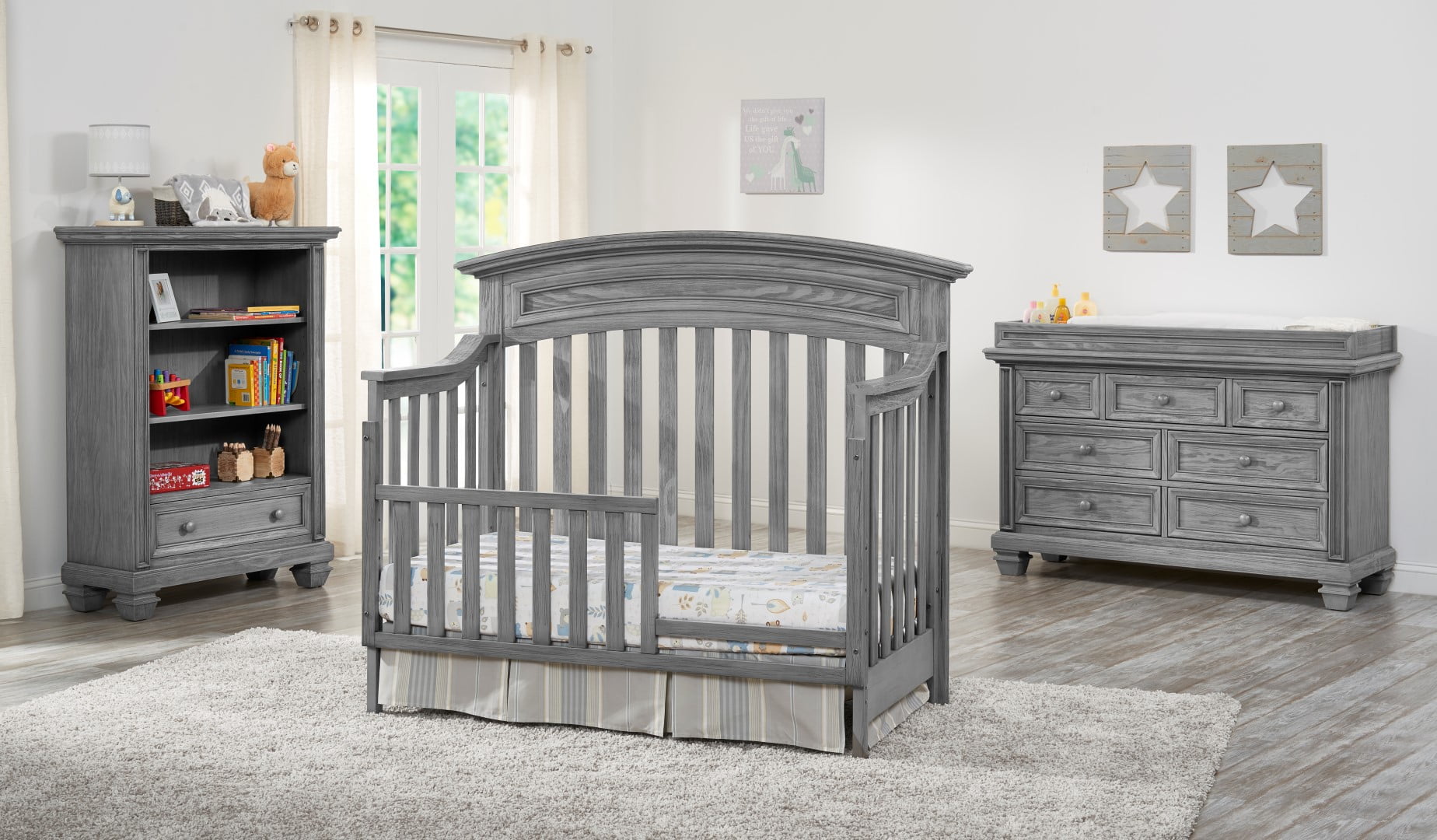 Oxford Baby Richmond 7Dr Dresser Brushed Gray
