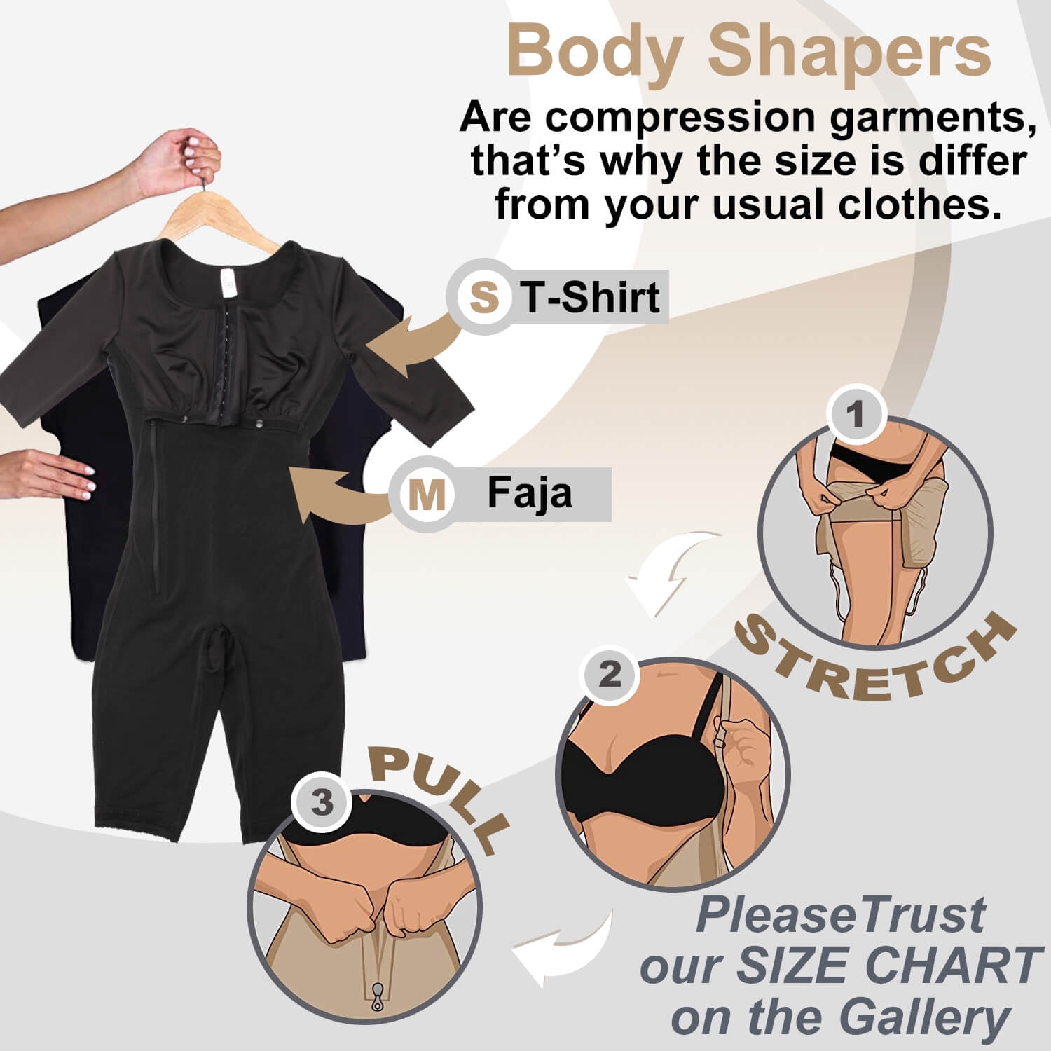 Hywell Bbl Faja Garment After Surgery S111 Post Liposuction Compression Garments  Tummy Tuck Fajas Colombianas
