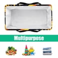 thumbnail image 5 of Starry Sky Sunflower Butterfly Large-capacity Foldable Reusable Shopping Bag: Oxford Cloth, Storage Bins, Collapsible Bucket, Storage Bin, 5 of 7
