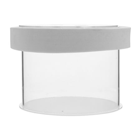 2 Pieces Fish Tank Isolation Box Port Bracket Toy Para Flake Baby White