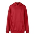 thumbnail image 3 of SIYUDAN Womens Hoodies Long Sleeve Hoodie for Women Pullover Oversized Hoodies for WomenBlack Clothes Fall Hoodies Cute Teen Clothes, 3 of 4