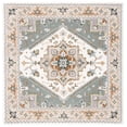 thumbnail image 2 of Safavieh Heritage York Oriental Wool Area Rug, Ivory/Light Blue, 6' x 6' Square, 2 of 11