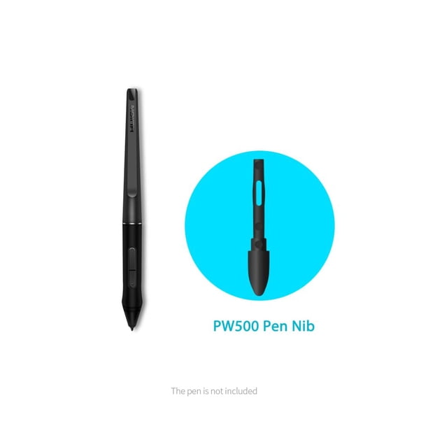 10 Puntas De Repuesto Para Lápiz Digital PW517/PW110, Compatibles Con Tableta Gráfica KD200 - Incluye Clip Para Lápiz