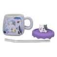 thumbnail image 3 of Whimsical Diver Cat With Sea Fishes Ceramic Mug With Silicone Lid And Straw, 3 of 9