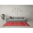 thumbnail image 3 of Ahgly Company Indoor Rectangle Oriental Red Industrial Area Rugs, 7' x 10', 3 of 4