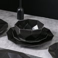 thumbnail image 5 of Stone Lain Jamie 16-Piece Dinnerware Set Porcelain, Black, 5 of 6