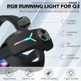 thumbnail image 2 of GAEKOL Head Strap Compatible with Quest 3 with Extended 8000mah Battery Pack   Enhanced Comfort and Extended Gaming Time with RGB Light, 2 of 7