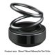 thumbnail image 5 of Ambientador De Coche Ambientador de aire para coche con doble anillo y rotación de 360 ​​grados, fragancia de Perfume solar para coche (negro), 5 of 7