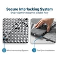 thumbnail image 5 of FlooringInc Nitro Garage Floor Tiles, Vented Pattern, Interlocking, Graphite, 12"x12", 52 pack, 52 sq/ft, 5 of 11