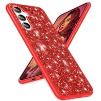ShellTech Compatible with Samsung Galaxy A13 5G Case,Shockproof Glitter Case Bling Sparkly Soft TPU and PC Silicone Shiny Girl Women Thin Protective Cover for Galaxy A13 5G,Red