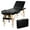 Black, variant on Renwick Adjustable 3 Sections Folding Massage Bed,Black