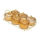 thumbnail image 3 of Platos para servir divididos, elegantes cajas para almacenar alimentos, bandejas para frutos secos. marrón claro 6, 3 of 8