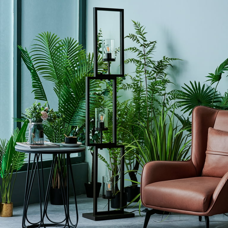Staggered floor sale lamp