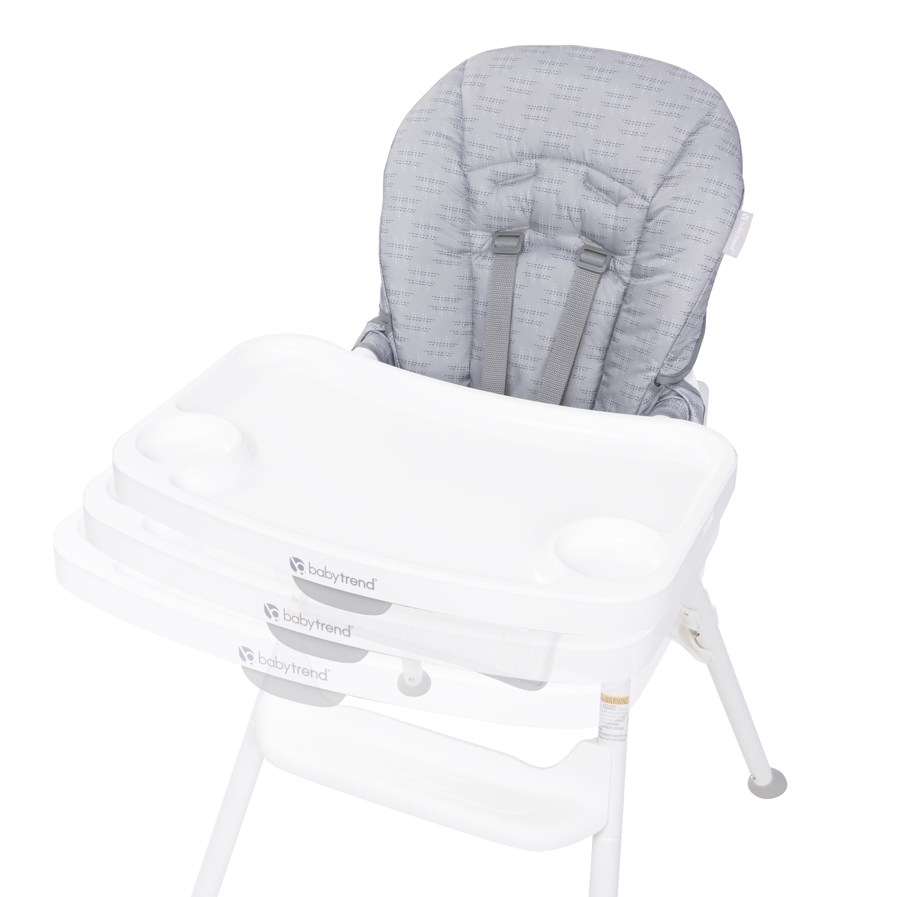 Baby Trend Adapt 4-in-1 Retro Grey High Chair to Toddler Chair