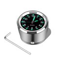 thumbnail image 1 of Motorcycle Handlebar Mount Clock 7/8" Chrome Waterproof Bike Motor Quartz Watch Aluminum Luminous Clock Moto Accessories, 1 of 5