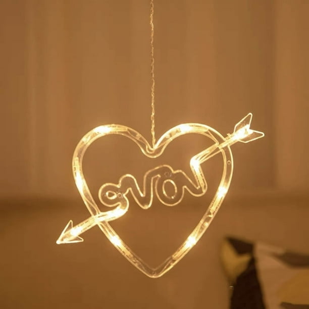 Fiudx Luz Led Navideña de Copo de Nieve, Decoración Colgante de Ciervo de Papá Noel, Iluminación Blanca Cálida, Montaje con Ventosa, Ahorro de Energía, Decoración para Bodas, Fiestas, Alegría Navideñ