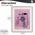 thumbnail image 4 of Stupell Industries Eclectic Disco Laundry Machine over Pink Birch Framed Print Under Glass, 17 x 21, by LISH Creative, 4 of 8