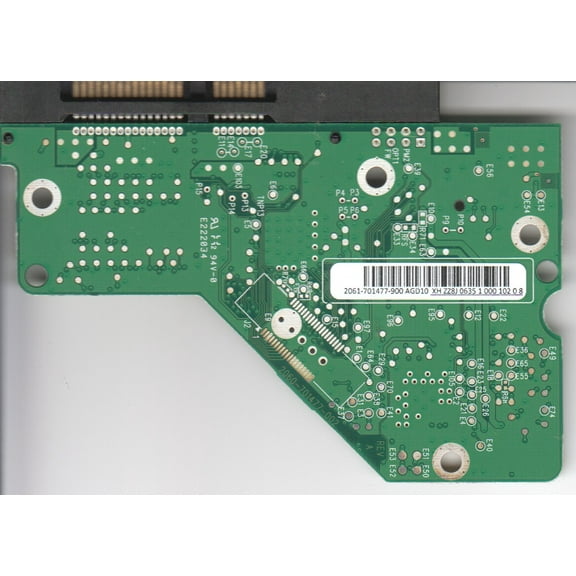 WD1601ABYS-01C0A0, 2061-701477-900 AGD10, WD SATA 3.5 PCB