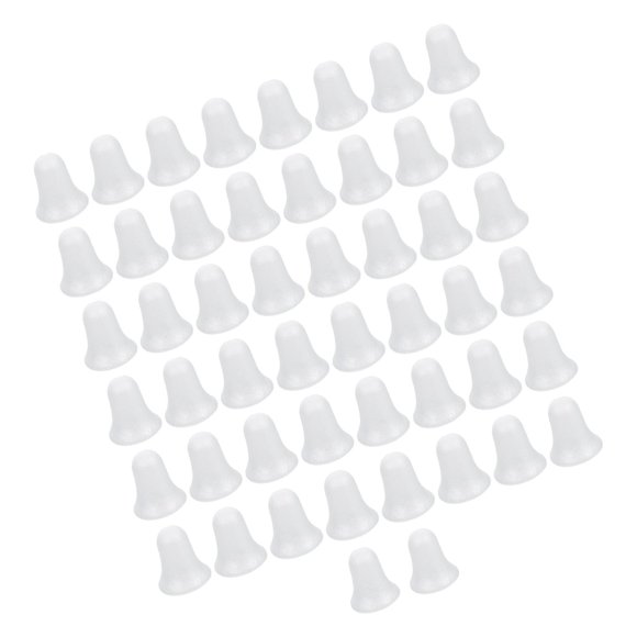 QualitChoice 50piece Christmas Tree Bubble Bells Crafty DIY Art Project Holiday Accessories Bell Pendant Models Lightweight Crafting