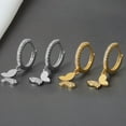 thumbnail image 4 of 1 par de pendientes de mujer, repuesto portátil francés, decorativo, elegante, para chicas, joyería en forma de gota, regalo de cumpleaños Ropa, zapatos y accesorios Miscelánea Oro blanco Sonducket AP019047-01, 4 of 6