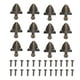 thumbnail image 1 of 12 Uds patas de caja estilo elegante caja de madera de aleación duradera cubierta de pies con tornillo para protección de esquinas, 1 of 5