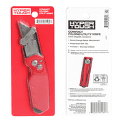 Hyper Tough Compact Folding Utility Knife with Quick-Change Blade Design