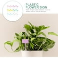 thumbnail image 5 of IBASETOY 24Pcs Assorted Color Gardening Plant Labels Plastic Markers for Indoor and Outdoor Flower Beds, 5 of 8
