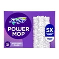 thumbnail image 3 of Swiffer Power Mop Refill Pack, Tile, Laminate, Wood, Floor Cleaner, 5 Pads + 1 Gain Solution, 3 of 7