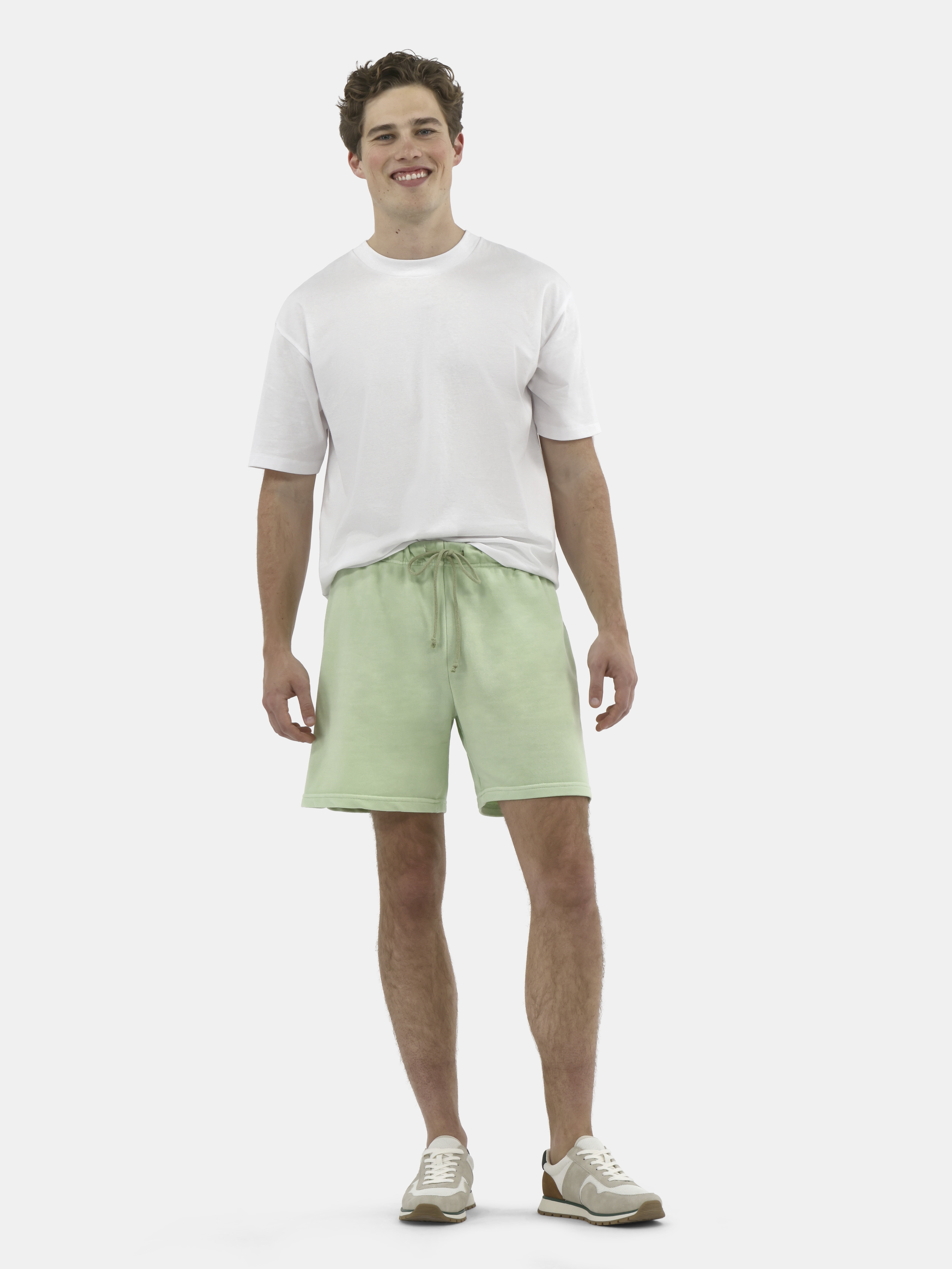 No Boundaries Cotton Oversized Cropped Tee with Short Sleeves, 2-Pack, Men's and Big Men's XS-5XL