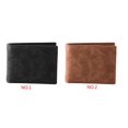 thumbnail image 2 of Sonducket Hombres Casual PU cuero billetera bolsillo moneda ID tarjeta dinero titular delgado monedero Carteras negro Sonducket BB6660-01B, 2 of 6