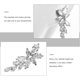 thumbnail image 3 of unbranded 1Par Pendientes Colgantes De Con Para Banquetes Y, 3 of 6