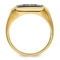 thumbnail image 2 of 14K Yellow Gold Ring Band Themed Only Men's 3 to 10 mm (tapered), Size 9, 2 of 5