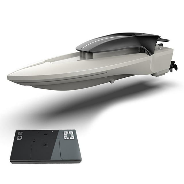 facefd 2.4 GHz RC Boat Remote Control Boats for Pools and Lakes 25km/h Racing Boats for Kids and Adults Silver