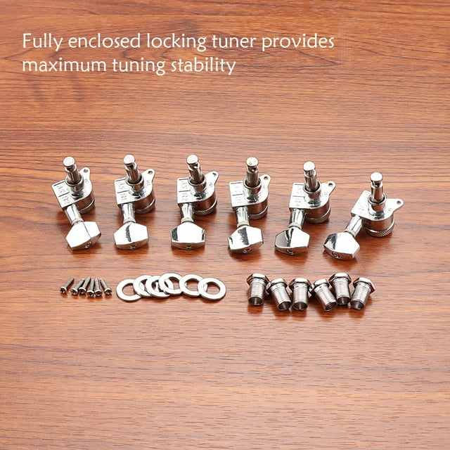 Ruiboury Guitar Tuning Pegs Locking Machine Heads Tuners Knobs Classical Accessories Professionals Beginners Ukulele Electric Guitars type2