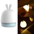 thumbnail image 3 of Luz para Linda Lámpara de Dibujos Animados de Silicona Luz para Bebés para , , Niñas Y Adultos Conejo azul Colco luz de noche para niños, 3 of 8