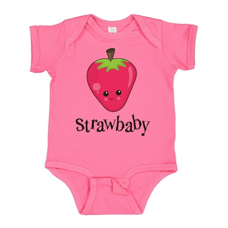 

Inktastic Cute Strawberry Strawbaby Gift Baby Boy or Baby Girl Bodysuit