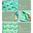 thumbnail image 3 of 12 Cavity Small Diamond Rose Ice Cube Mold Silicone Rose Mold Ice Cube Tray Ice Ball Mold Ice Tray With Lid Candy Chocolate Cake, 3 of 5